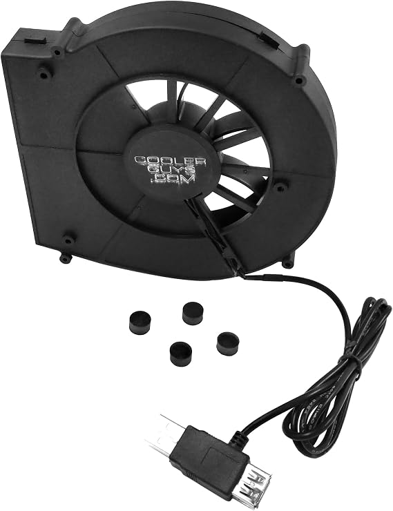 coolerguys 120x25mm Rear Exhaust Blower Fan 5 Volt with USB Connector