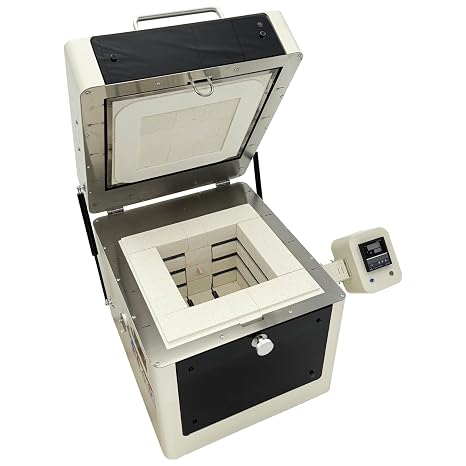Electric Kiln 2372F/1300C High Temperature, 8C/M Heating Rate for Firing Ceramic, Sintering Glazes 220V 1PH 3.5KW