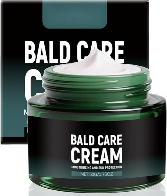 50g Bald Head Moisturiser for Men,Fast&Effective Bald Head Polish&Cream,Scalp Moisturiser for Bald Heads and Men,Moisturizing and Nourishing Scalp Cream,Relieves Irritation After Shaving,Long-Lasting