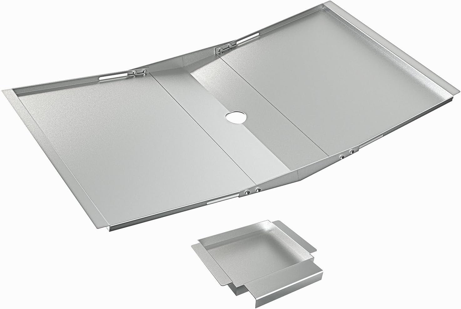 Universal Grease Tray with Catch Pan - Dyna Glo Grill Replacement Parts, Adjustable 24-30 Drip Pan for 45 Burner Gas Grill Models from Nexgrill, Dyna-Glo, Expert Grill, Kenmore, BHG & More