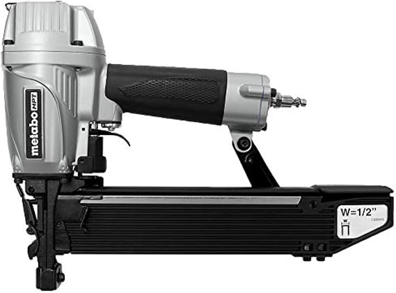 Metabo HPT 12-Inch Standard Crown Stapler | Pro Preferred Brand of Pneumatic Nailers | 16 Gauge | Accepts 3/4-Inch to 2-Inch Staples | Ideal for Insulation, Sheathing, Subfloor Installation | N5010A