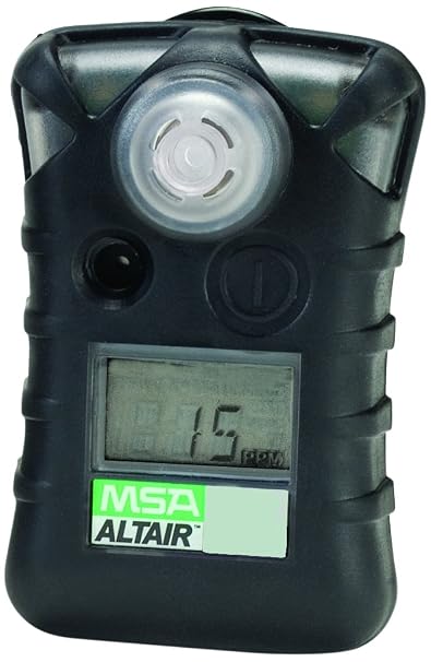 MSA 10071361 ALTAIR Single Gas Detector, Hydrogen Sulfide (H2S), Low Alarm 5 PPM, High Alarm 10 PPM