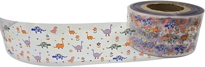 Cake Collar Acetate Roll 3 x 180 ft, Food Grade, Professional, Cute, Fancy, Beautiful Cake Film, comic art, kids art Dinosaur Art