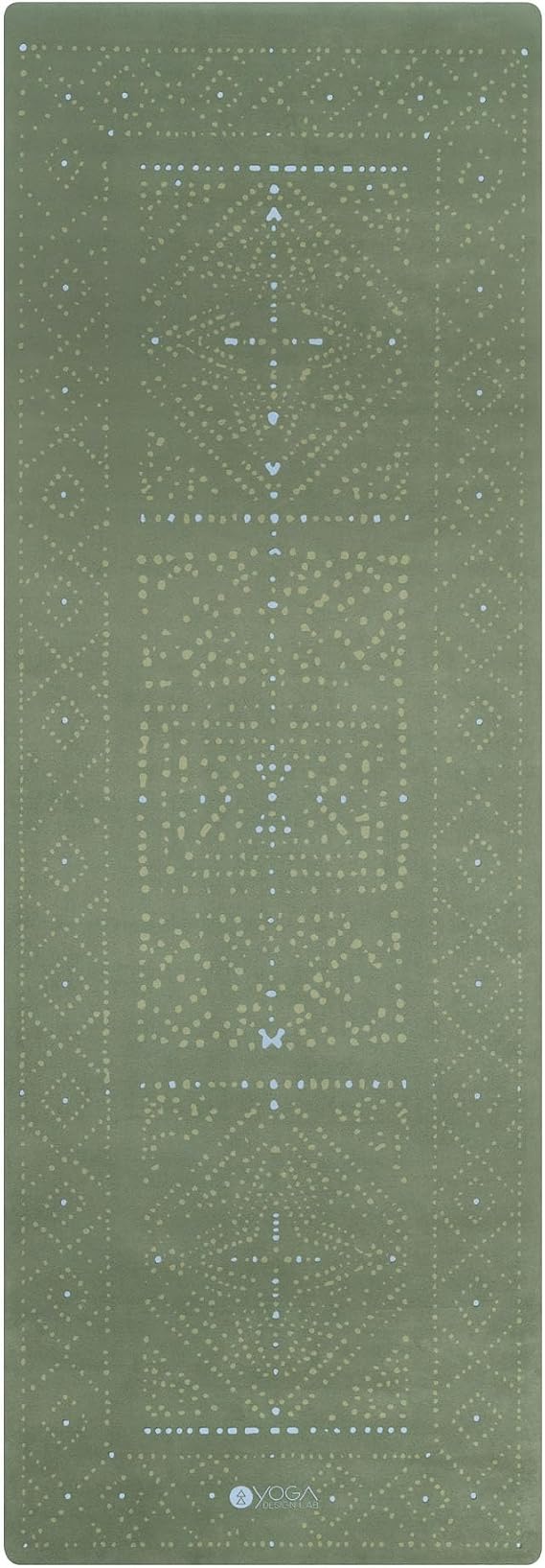 Yoga Design Lab Combo Yoga Mat Non-Slip Mat/Towel Good Grip with a Lot of Sweat Natural Rubber with Carry Strap