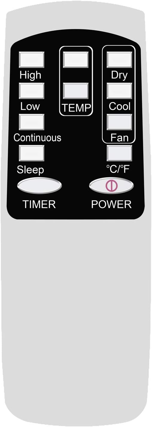 Replacement for LG Air Conditioner Remote Control COV30332908 COV30332906 COV30332903 LP0910WNRY2 LP1013WNR LP1014WNR LP1015WNR LP0711WNR LP0711WNRY2 LP0813WNR LP0814WNR LP0815WNR LP1010SNR