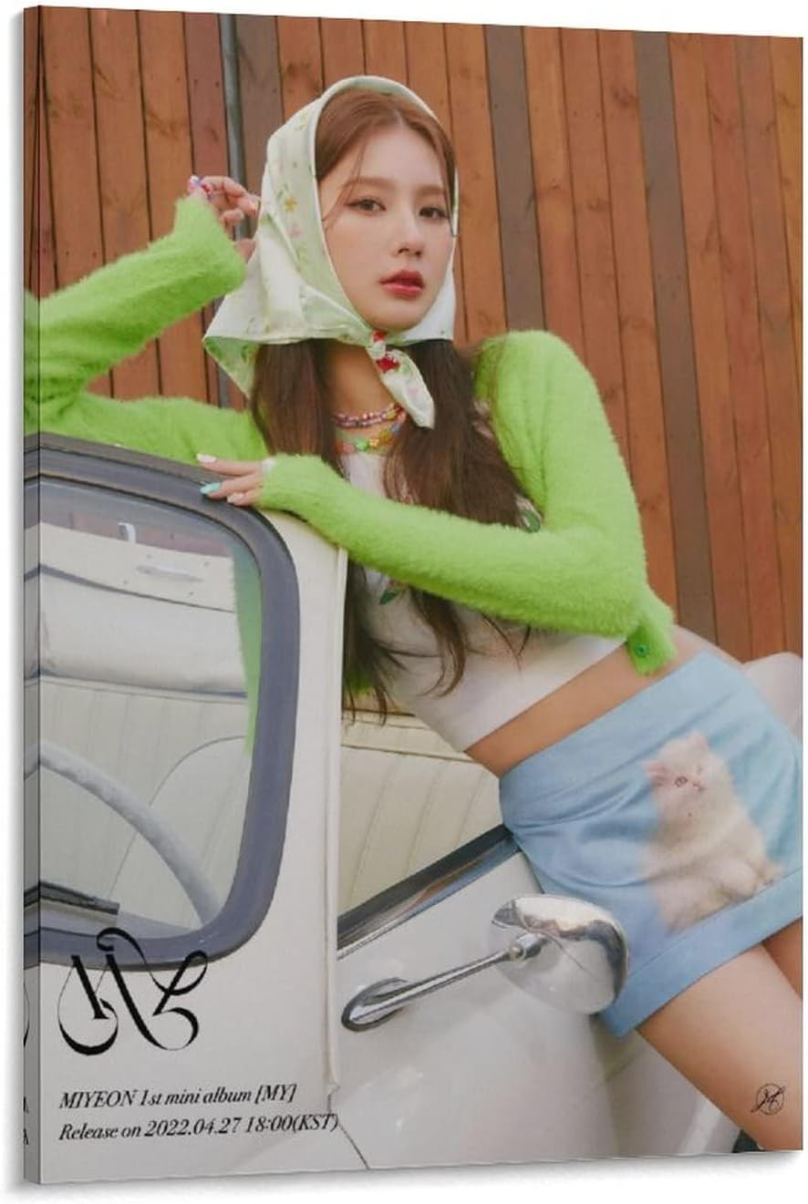 Gidle Miyeon Poster My Concept Drive Ver.15 Kpop Idol Photo Art Posters Aesthetics Home Office Wall Decor And Creative Painting Decoration 08x12inch20x30cm