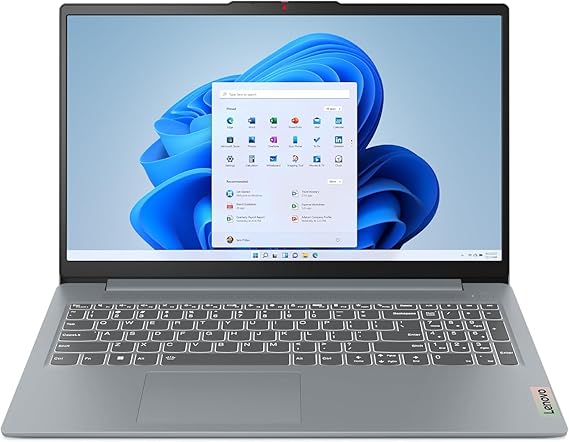 Lenovo IdeaPad Slim 3 15IAN8 Business Laptop 2024, 15.6" FHD Display, Intel i3-N305 8-Core, UHD Graphics, 8GB LPDDR5 512GB SSD, Wi-Fi 6, Card Reader, Win10 Home, COU 32GB USB