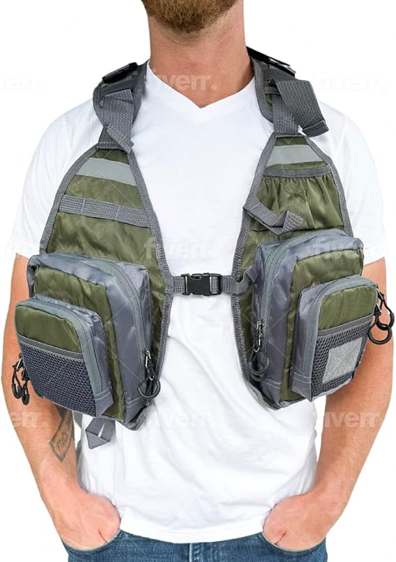 MAXD Fly Fishing Vest - Fishing Vests for Men - Fishing vest for Women - Fly Fish Packs - Fishing Vest Pack - Fishing Vest With Pockets - Fisherman Vest - Fly Fishing Jacket