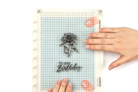 BiraBira Stamp Platform Tool for Accurate Craft Stamping, 4 pc