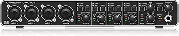Behringer UMC404HD Audiophile 4x4, 24-Bit/192 Khz USB Audio/MIDI Interface with Midas Mic Preamplifiers | For Recording Microphones and Instruments