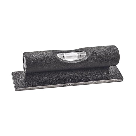 Starrett Bench Level - Ideal for Leveling in Woodworking, Metalworking, and Precision Tasks - 3-3/8" Length, Seasoned Cast Iron Body, Precision Machined Base, Single Vial - 130