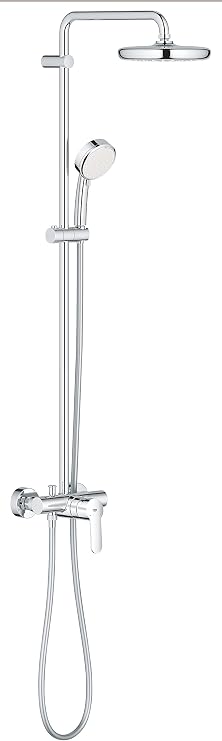 GROHE 26224001 Tempesta Cosmopolitan 210 Shower System, Chrome