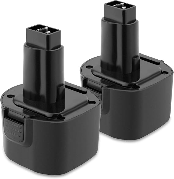 CREABEST 2Packs 9.6V 3.5Ah Ni-MH for Dewalt Replacement Battery DW9062 Dw9061 DW926 DC750KA DW955K DW955 DW926K-2 DW926K DW902 DW050 DE9062 DE9061 DE9036 DW955K-2 DW050K Black & Decker PS120