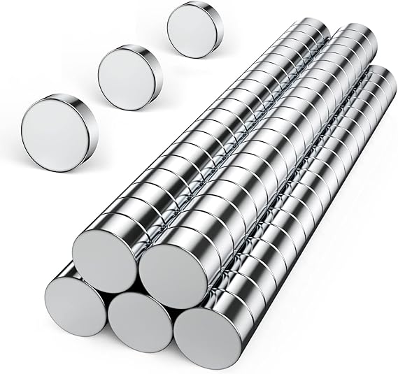 Round Refrigerator Magnets, 100PCS 63MM Small Strong Fridge Magnet, Office, Whiteboard Magnets, Durable Mini Magnets