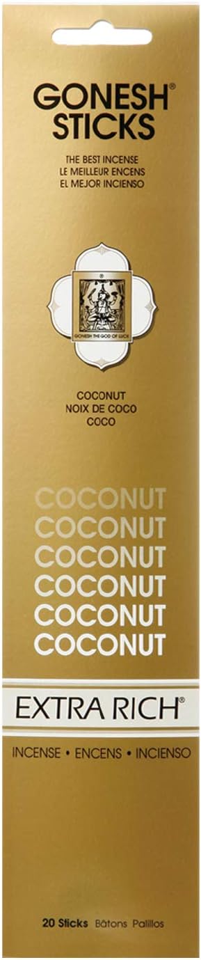 Gonesh GOXRCO Extra Rich Collection Coconut Incense Sticks