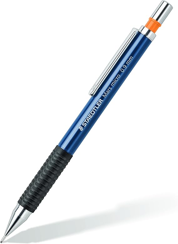 Staedtler Mars micro Precision Retractable Mechanical Pencil for Writing, Drawing, Engineering Drafting, 0.9mm Lead, 775 09