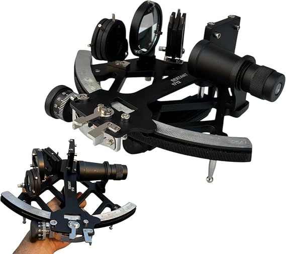 Nautical Marine Sextant Vintage-Style Navigation Instrument for Collectors, and Educational Use Precision Measurement Tool Collection, Maritime Decor,