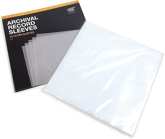 Mobile Fidelity Sound Lab - Archival Record Outer Sleeves (50pk, Translucent) - MOFI MFSL