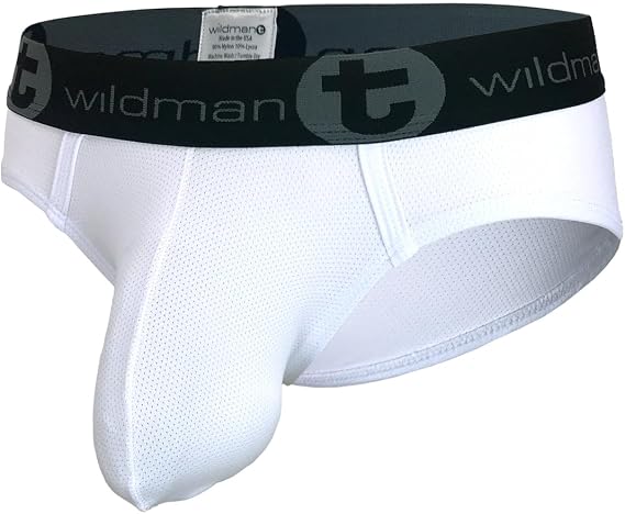Wildmant Big Boy Pouch Mesh Brief White