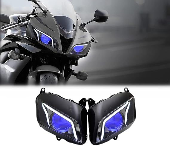 KT CBR600RR 2007-2012 Headlight, Blue Demon Eye