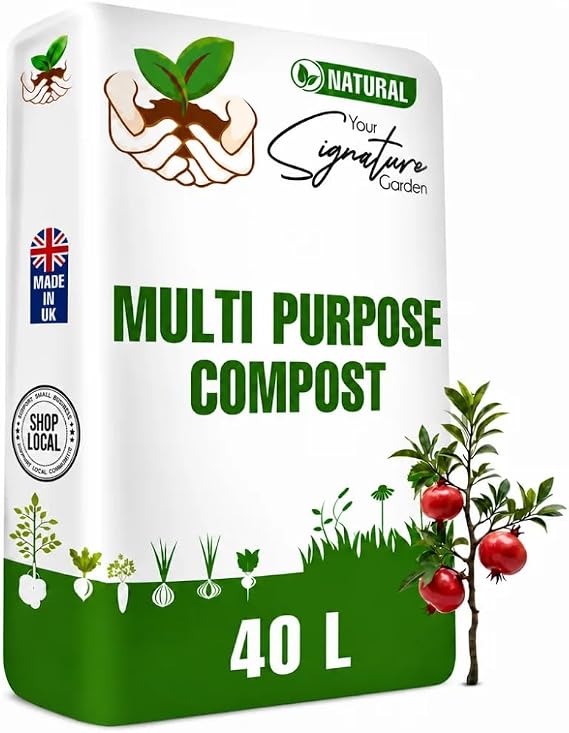 Laeto Multi Purpose Compost 40L, Potting Soil for Garden House Plant Mix | For vegetables, herbs, flowers and houseplants, organic planting mix, indoor and outdoor use
