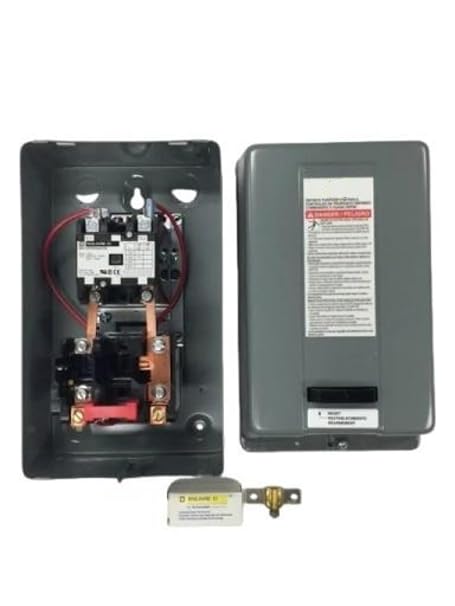 1312100662 AIR Compressor Single Phase Magnetic Starter - for Belaire High-Pressure Compressor Components ST122010AJ - 318VL Magnetic Starter 7.5HP Single Phase 208-240 Volt