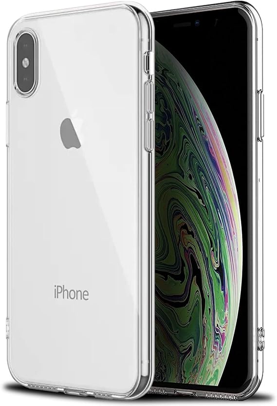 TUDIA Ultra Thin TPU Clear Case Compatible with iPhone Xs MAX Case (2018), Lightweight Shockproof Ultra Slim Clear TPU Transparent Protective Cover