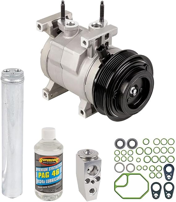 AC Compressor & A/C Kit For Jeep Wrangler JK 3.6L Pentastar V6 2012 2013 2014 2015 2016 2017 - BuyAutoParts 60-82854RK New