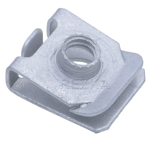 Rexka 20 pcs M6 License Bracket Retainer Bumper Cover Fog Lamp Assembly U Nut for Toyota Tundra Tacoma Camry Corolla Highlander Land Cruiser Yaris Lexus ES350 GS300 GX460 IS350 LS460 RX330 SC300