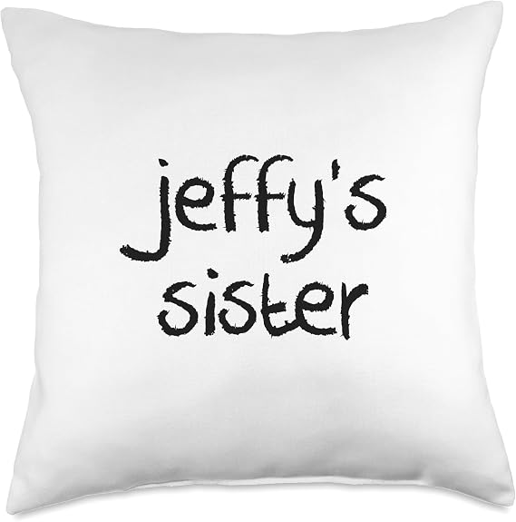 Jeffy's Sister Throw Pillow