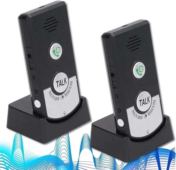 Intercom System for Home, 2 Way Voice Intercom Wireless, Home Intercom System Super Long Range Intercomunicador Intercom Doorbell System Unit for Home Hospital Office