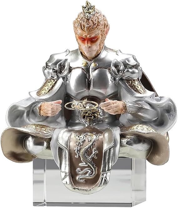 Black Myth Model, Monkey King Statue, Car Ornament, Monkey King Art Decoration, Creative Gift(A)