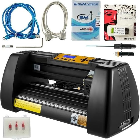 14 Inch Vinyl Cutter Machine Computer Software 3 Blades 1 Pen Holder Printer Cutting Plotter For Advertisement