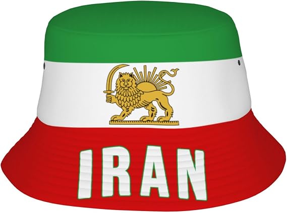 Iran Flag 1964-1980 Lion and Sun Persia Miga 2026 Bucket Hat Supporter Cheer Fans Team Fisherman Hats