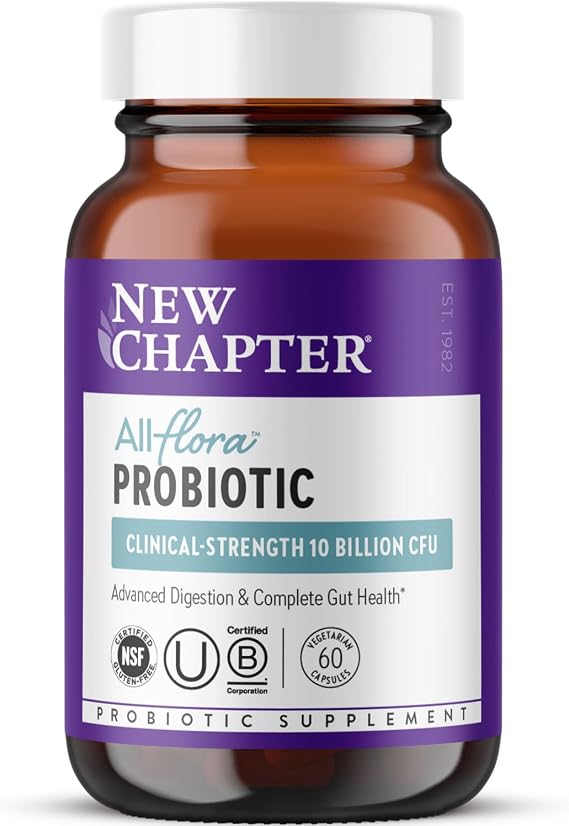 New Chapter All-Flora Probiotic Supplement, 60 Count