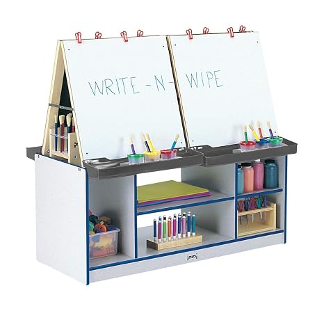 Jonti-Craft Rainbow Accents 0294JCWW004 4 Station Art Center, Purple