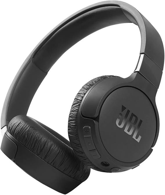 JBL Tune 660 NC Wireless On-Ear Bluetooth Headphones with Active Noise Cancellation, Black