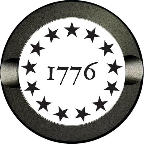 Brotherhood Metal Zyn Container | Metal Zyn Holder | Zyn Metal Can | Metal Container for Zyn Holder | Metal Zyn Pouch Cans | Betsy Ross Stars 1776 | Metal Zyn Pouch | Betsy Ross Stars Black and White