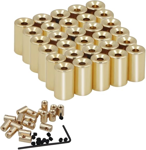 EuTengHao 30 Pieces Pin Locks Pin Backs Locking Pin Backs Pin Keepers Locking Clasp, Locking Pin Backs Keepers(9mmx5.5mm,Gold)