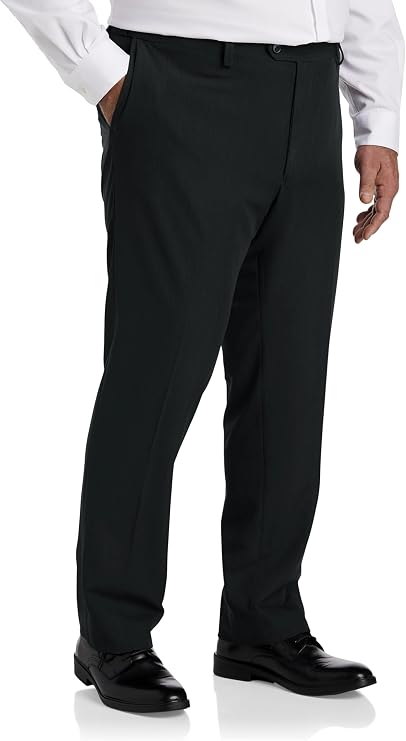 Oak Hill Easy Stretch Dress Pants Black 52 x 30