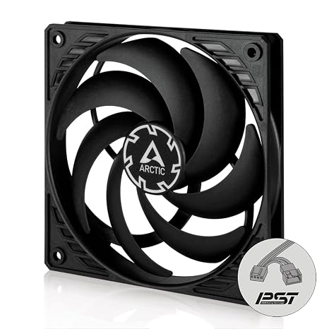 ARCTIC P12 Slim PWM PST - PC Fan, 120 mm Fan, Pressure-optimised