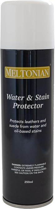 Meltonian Water and Stain Protector 250ml - Waterproof Shoe Spray for Leather & Suede, Protects from Oil Stains