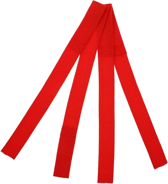 CHILDWEET 4pcs Heavy Duty Winch Strap Tow Rope Protective Sleeve Vehicle Towing Rigging Strap for Trailer and Boat Sturdy Red Pulling Rope for-Road Recovery