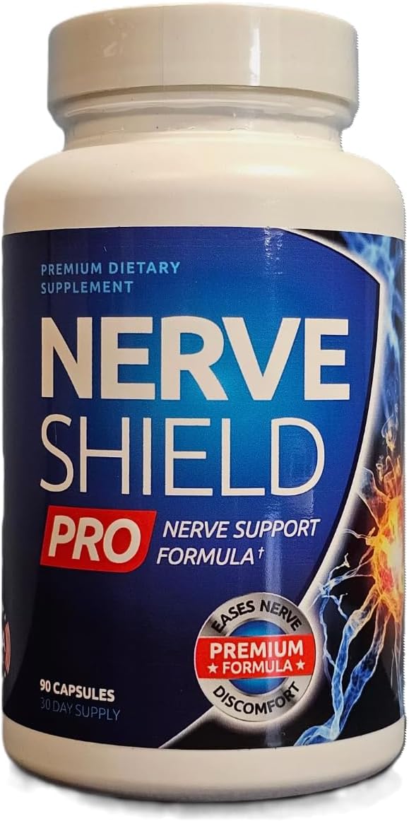 Nerve Shield pro for neuropathyo - Advanced Nerve Formula with Alpha Lipoic Acid, Lions Mane, and 10 Essential Ingredients for Relief and Comprehensive Long-Term Support of Nerve Health