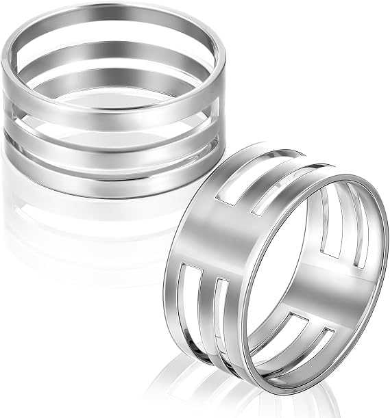 2PCS Jump Ring Opener Tool, Stainless Steel Jump Rings Opening Closing Tool for Jewelry Making Supplies, 2cm Diameter Circle Split Opener Bending Ring (Silver)
