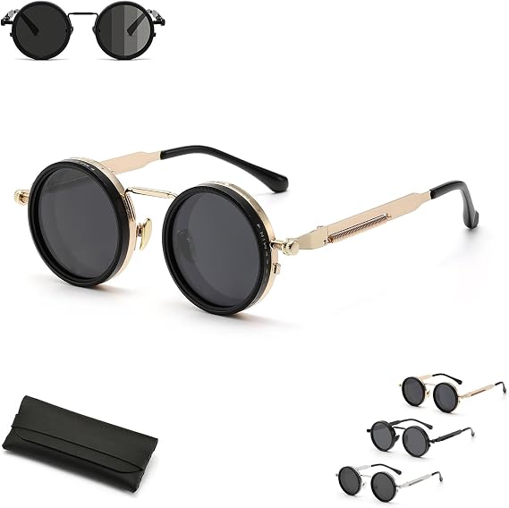Adjustable Tint Sunglasses, 1-9 Level Manual Dimming Lens with ND Filter Aunglasses for Driving Fishing Outdoor Travel