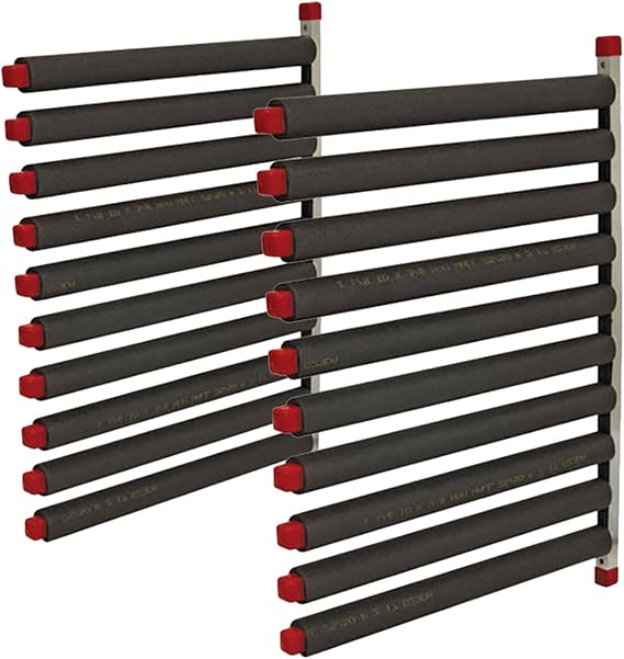 2 Pack, Windshield Automotive Glass Storage Rack: Heavy-Duty, Aluminum Construction, Holds 10 Windshields, Stationary or Portable, Ideal for Auto Glass Repair and Transport
