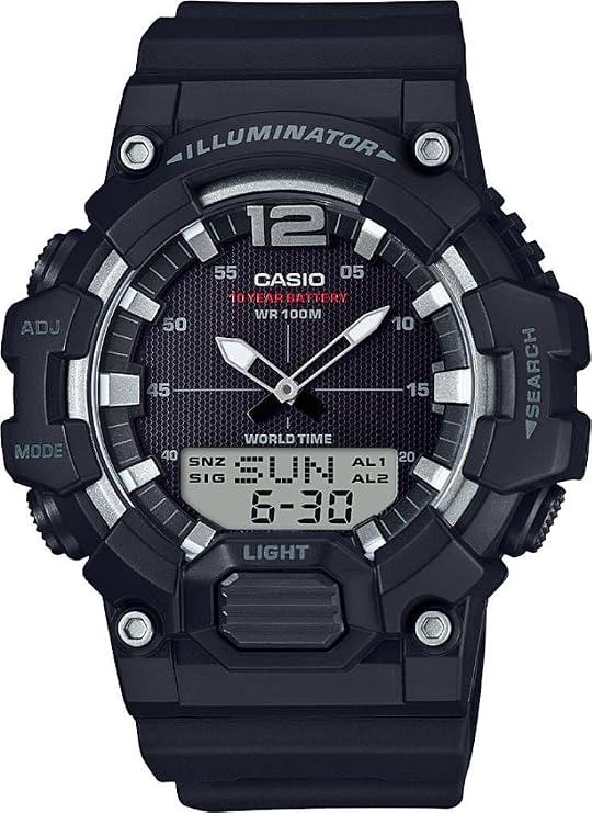 Casio HDC-700-1AVDF Standard Men's Wristwatch, Black, Standard