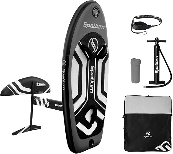 Spatium Unpowered Hydrofoil Boards Inflatable Foil Board Foiling Surfing with F200 Foil Boarding Without Motor