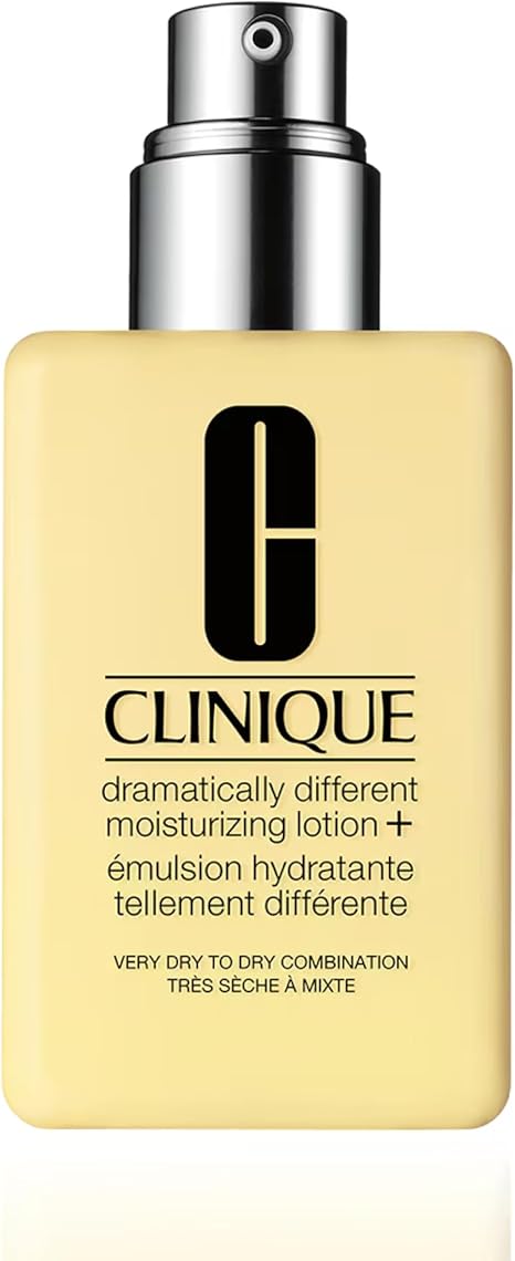 Clinique Dramatically Different Daily Moisturizing Lotion+ For Dry To Dry Combination Skin Types With Glycerin + Urea | Hydrating